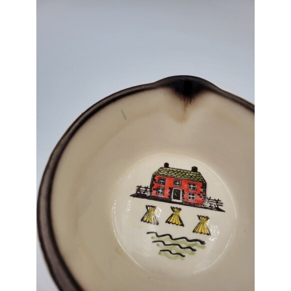 Vintage Metlox Poppytrail Colonial Heritage Sauce Or Gravy Server With Handle 6" - Picture 2 of 9